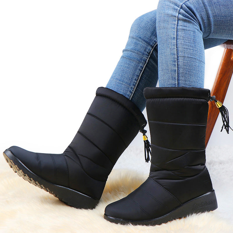 Bota de neve Zermatt de mulher impermeável com borlas MotionCare — vista 9