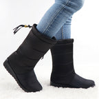 Bota de neve Zermatt de mulher impermeável com borlas MotionCare