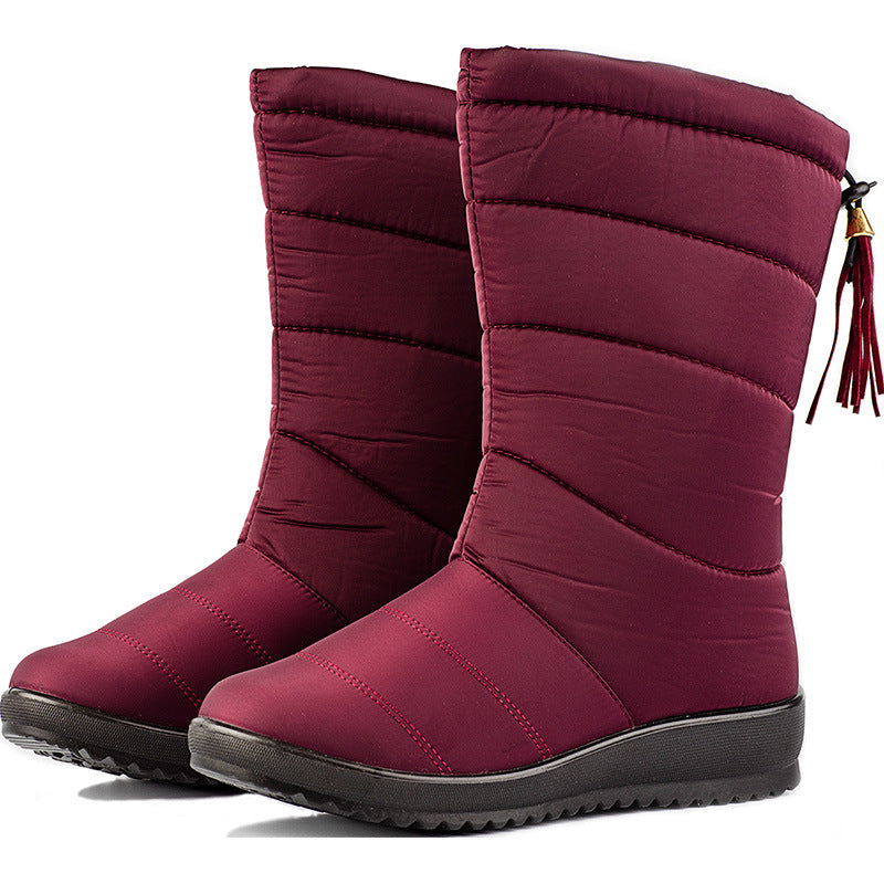 Bota de neve Zermatt de mulher impermeável com borlas MotionCare — vista 4