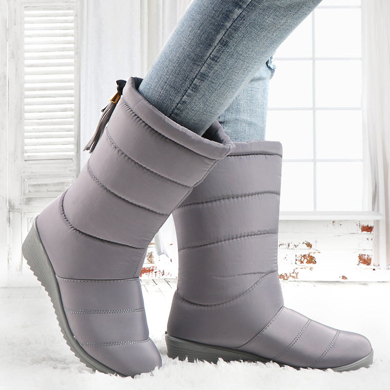 Bota de neve Zermatt de mulher impermeável com borlas MotionCare — vista 8
