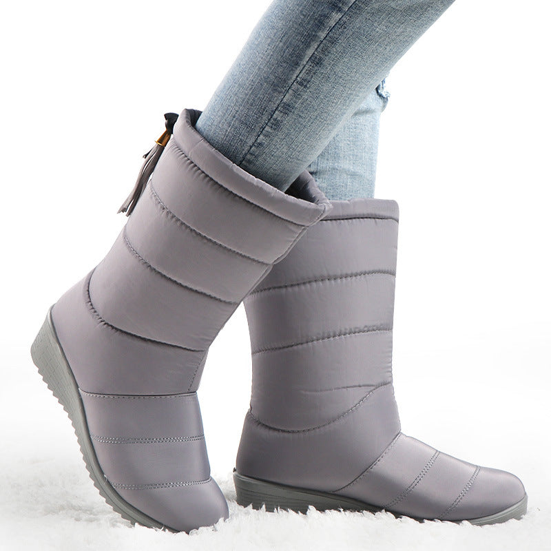 Bota de neve Zermatt de mulher impermeável com borlas MotionCare — vista 6