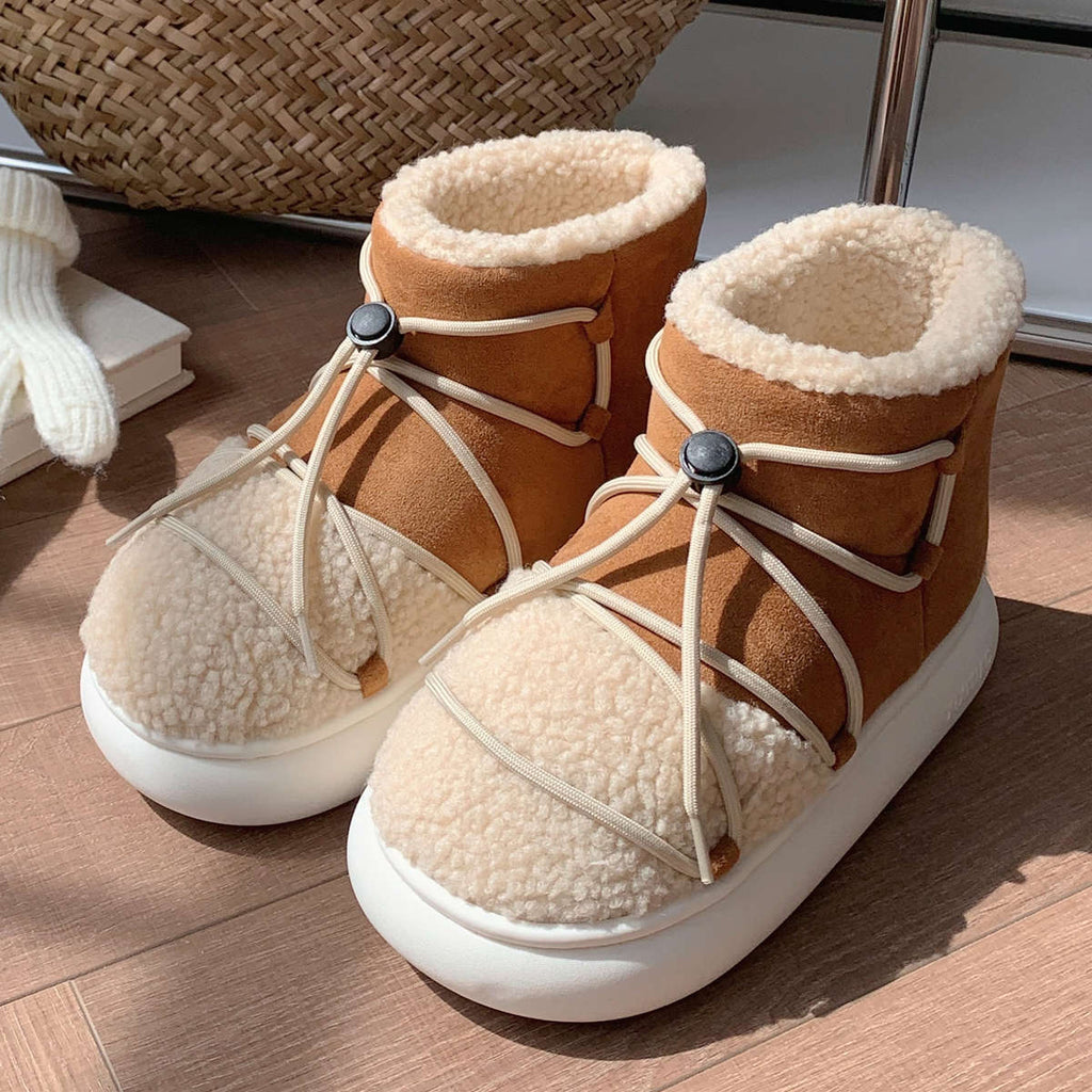 Botim Oslo de mulher retro forrado a pelo MotionCare — vista 5