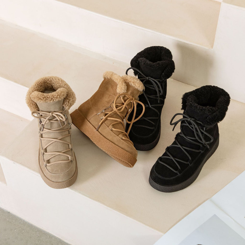 Bota Kitzbühel de mulher em nobuck de pele MotionCare — vista 4