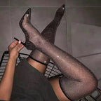 Bota stiletto Monaco de mulher acima do joelho com strass MotionCare — vista 8