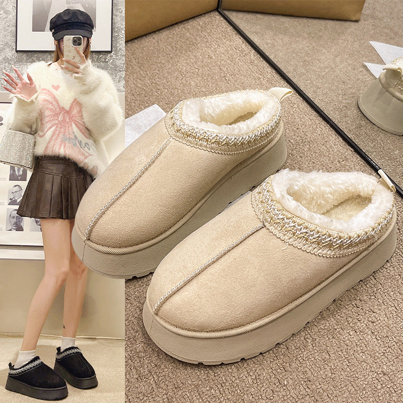 Botim Aspen de mulher forrado a pelo slip-on MotionCare