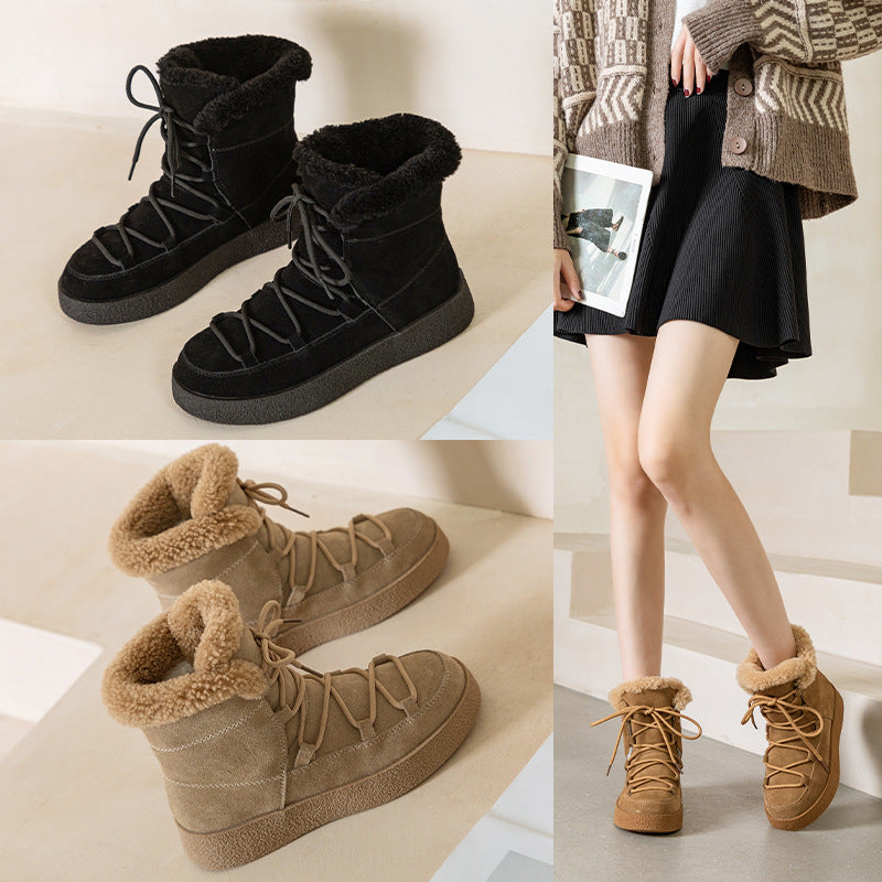 Bota Kitzbühel de mulher em nobuck de pele MotionCare — vista 3