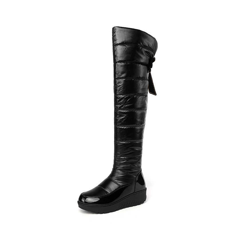 Bota Cortina de mulher acima do joelho com laço MotionCare — vista 5