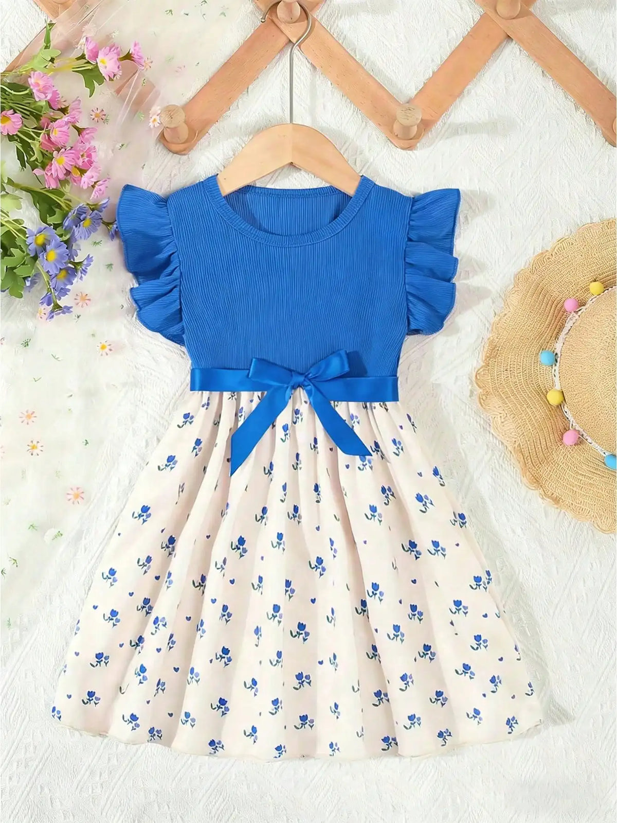 Vestido de menina Verona com corações e laço MotionCare — vista 10