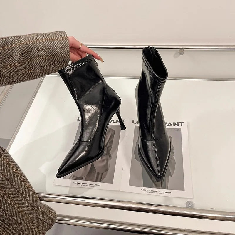 Botim stiletto Saint-Germain de mulher de biqueira fina MotionCare — vista 9