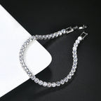 Pulseira tennis Éclat de mulher 4 mm com cristais MotionCare — vista 6