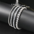 Pulseira tennis Riviera com zircónias MotionCare