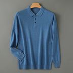 Camisola Polo Montreux de homem em mistura de lã MotionCare