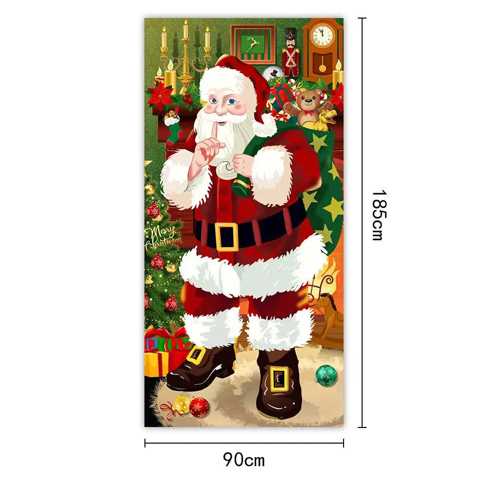 Capa decorativa de porta de Natal 185 x 90 cm MotionCare — vista 23