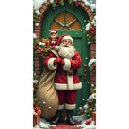Capa decorativa de porta de Natal 185 x 90 cm MotionCare — vista 20
