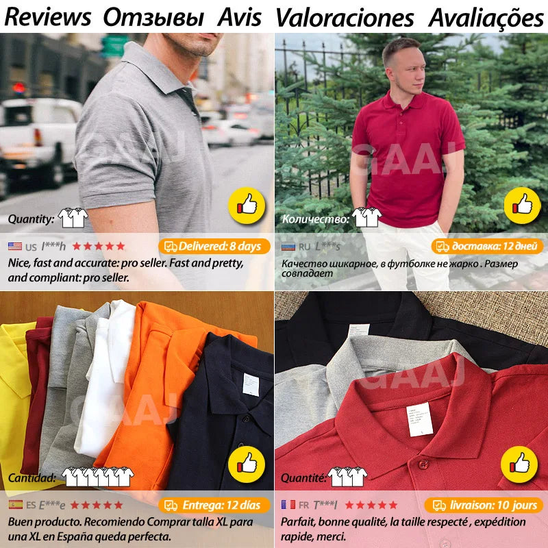 Polo Cascais de homem em algodão 100% MotionCare — vista 5