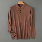 Camisola Polo Montreux de homem em mistura de lã MotionCare — vista 5