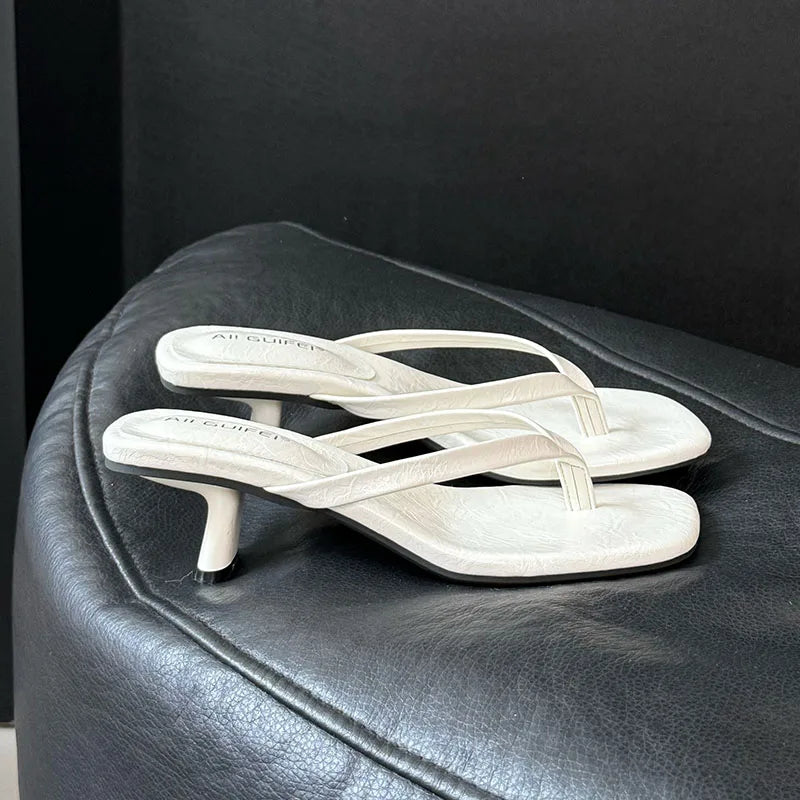 Chinelo de salto Positano de mulher com biqueira quadrada MotionCare — vista 6