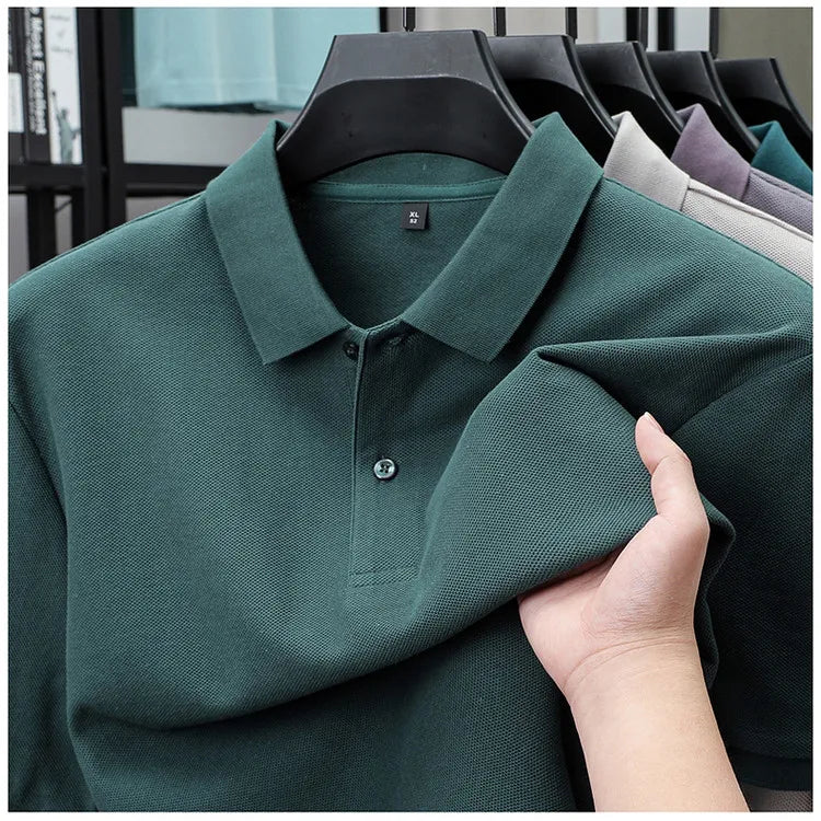 Polo Estoril de homem em algodão 100% com toque sedoso MotionCare — vista 21