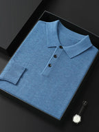Camisola Polo Montreux de homem em mistura de lã MotionCare — vista 16