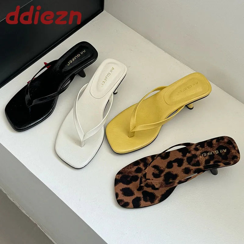Chinelo de salto Positano de mulher com biqueira quadrada MotionCare — vista 2