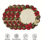 Conjunto de 4 bases de mesa de Natal redondas MotionCare — vista 7