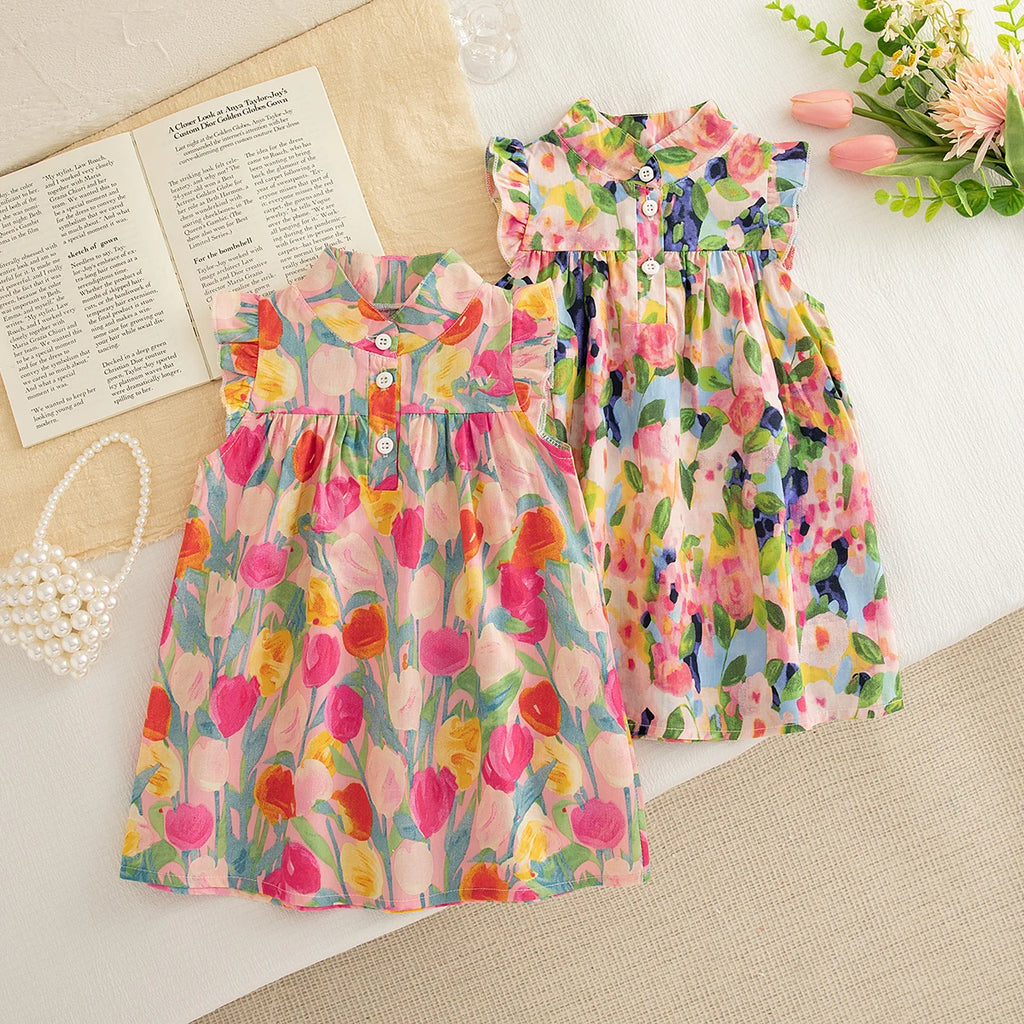 Vestido de bebé Madeira floral MotionCare