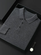 Camisola Polo Montreux de homem em mistura de lã MotionCare — vista 11