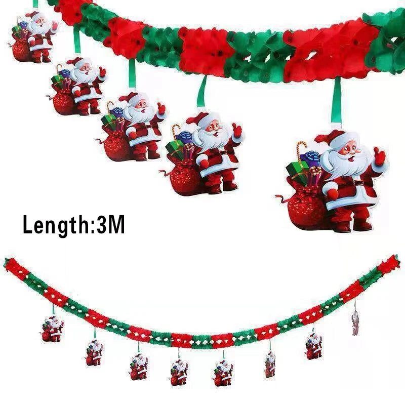 Capa decorativa de porta de Natal 185 x 90 cm MotionCare — vista 12