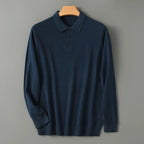 Camisola Polo Montreux de homem em mistura de lã MotionCare — vista 4