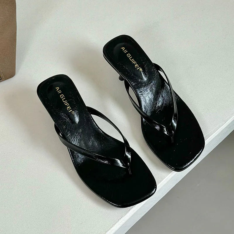 Chinelo de salto Positano de mulher com biqueira quadrada MotionCare — vista 7
