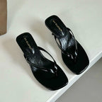 Chinelo de salto Positano de mulher com biqueira quadrada MotionCare — vista 7