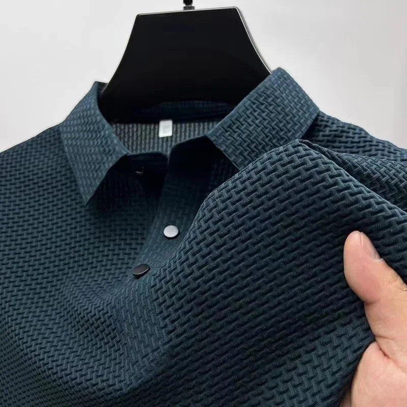 Polo Sintra de homem em malha texturada elástica MotionCare
