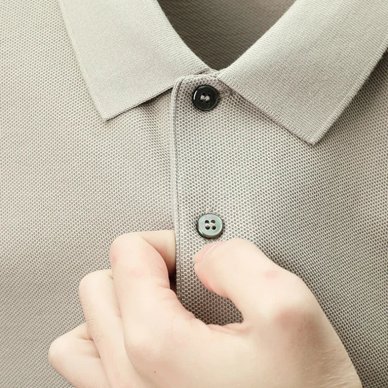 Polo Estoril de homem em algodão 100% com toque sedoso MotionCare — vista 3