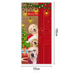 Capa decorativa de porta de Natal 185 x 90 cm MotionCare — vista 13