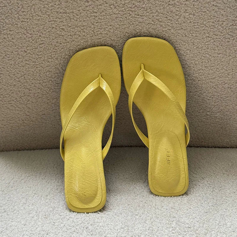 Chinelo de salto Positano de mulher com biqueira quadrada MotionCare — vista 8