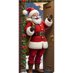 Capa decorativa de porta de Natal 185 x 90 cm MotionCare — vista 9