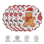 Conjunto de 4 bases de mesa de Natal redondas MotionCare — vista 10