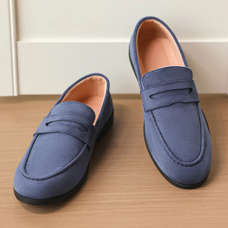 Mocassim Riviera de homem em pele camurçada MotionCare — vista 2