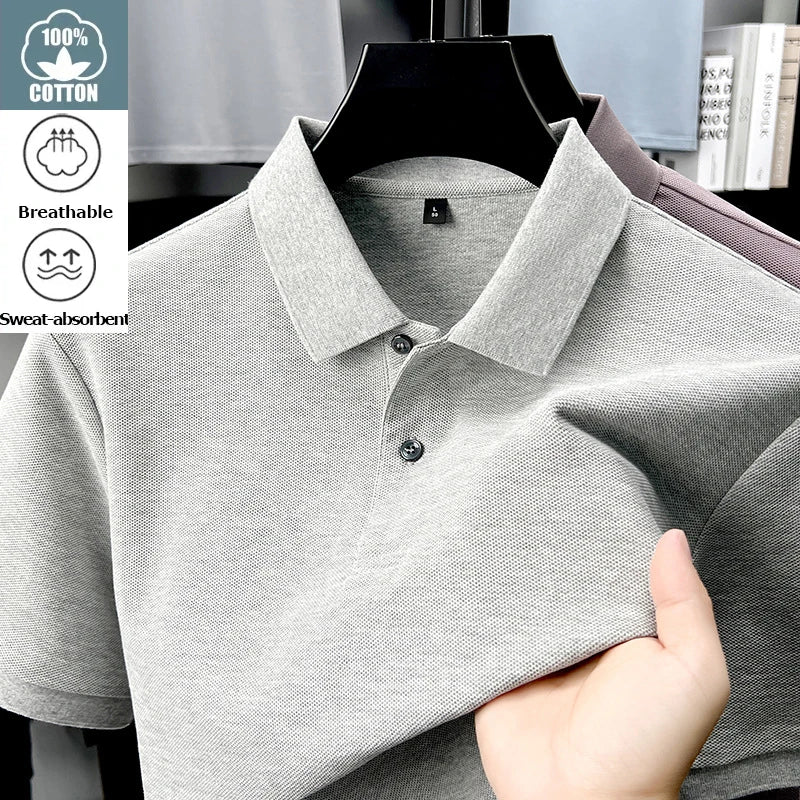 Polo Estoril de homem em algodão 100% com toque sedoso MotionCare