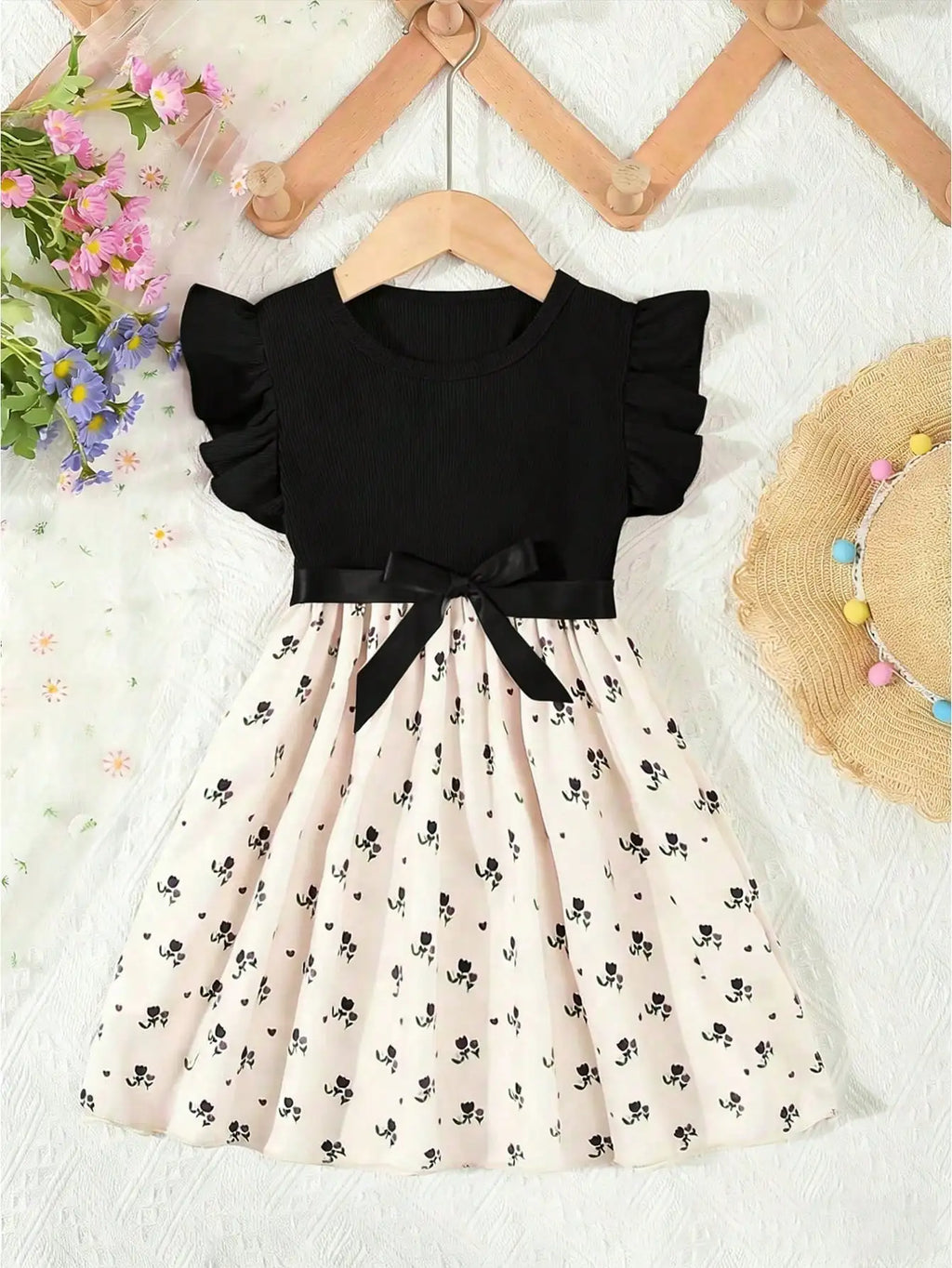 Vestido de menina Verona com corações e laço MotionCare — vista 11