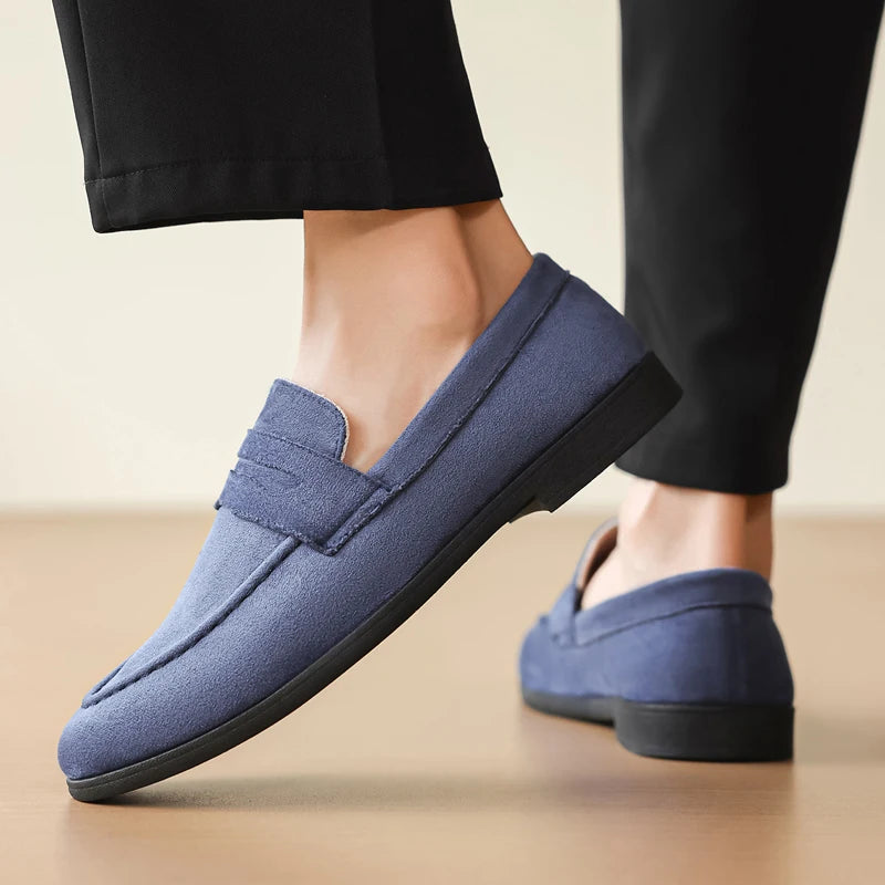 Mocassim Riviera de homem em pele camurçada MotionCare — vista 5