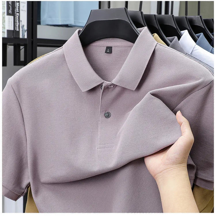 Polo Estoril de homem em algodão 100% com toque sedoso MotionCare — vista 24