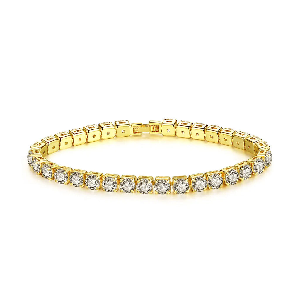 Pulseira tennis Éclat de mulher 4 mm com cristais MotionCare — vista 7