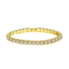 Pulseira tennis Éclat de mulher 4 mm com cristais MotionCare — vista 7