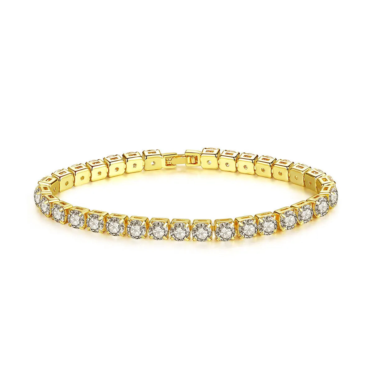 Pulseira tennis Éclat de mulher 4 mm com cristais MotionCare — vista 7