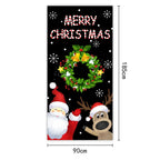 Capa decorativa de porta de Natal 185 x 90 cm MotionCare — vista 14