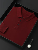 Camisola Polo Montreux de homem em mistura de lã MotionCare — vista 15