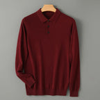 Camisola Polo Montreux de homem em mistura de lã MotionCare — vista 3