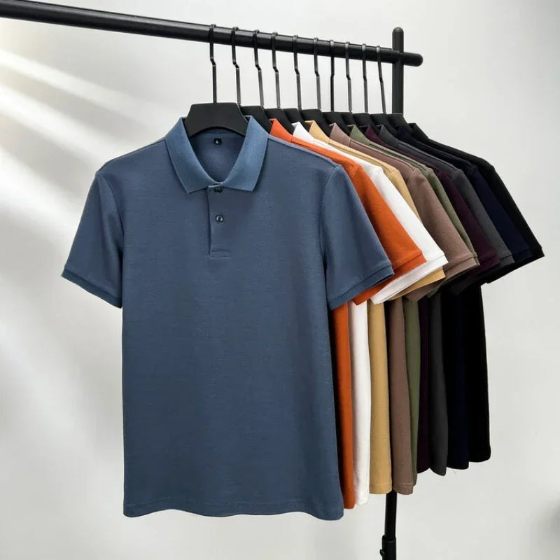 Polo Estoril de homem em algodão 100% com toque sedoso MotionCare — vista 2