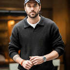 Camisola Polo Oporto de homem em malha canelada de algodão MotionCare — vista 2